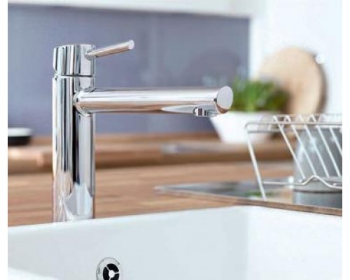 Смеситель кухонный для раковины Grohe Concetto 31129DC1 (суперсталь)