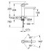 Смеситель кухонный для раковины Grohe Concetto 31210001
