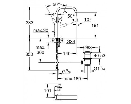 Смеситель Grohe Allure 32146000