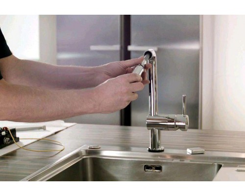 Смеситель кухонный Grohe Minta 32168DC0 (суперсталь)