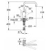 Смеситель кухонный Grohe Eurodisc Cosmopolitan 32259002