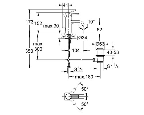 Смеситель Grohe Allure 32757000