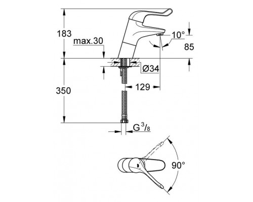 Смеситель Grohe Euroeco Special 32790000