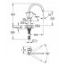 Смеситель кухонный Grohe Eurosmart Cosmopolitan 32843DC2 (матовая сталь)