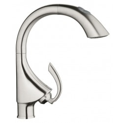 Смеситель кухонный Grohe K4 (сталь) 33782SD0