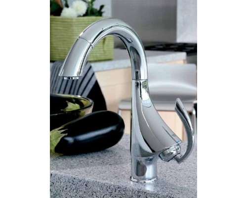 Смеситель кухонный Grohe K4 (сталь) 33782SD0