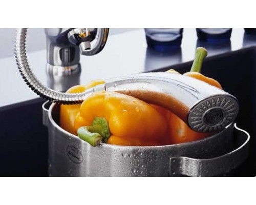 Смеситель кухонный Grohe K4 (сталь) 33782SD0