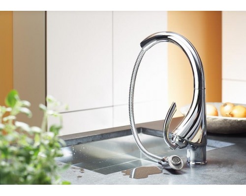 Смеситель кухонный Grohe K4 33786000 (хром)