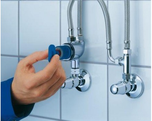 Термическая защита от ожога/ термостат для установки под раковиной GROHE Grohtherm Micro, хром (34487000)