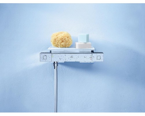 Смеситель для ванны и душа Grohe Grohtherm Cube 34491000 наружного монтажа