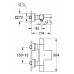 Смеситель для ванны Grohe Grohtherm Cube 34497000