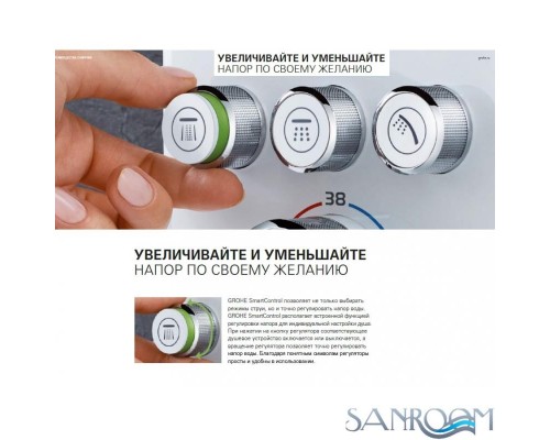 Душевая система скрытого монтажа Grohe SmartControl 34705000 для душа