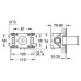 Скрытая часть для вентиля Grohe Grohtherm F 35028000