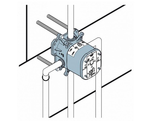 Скрытая часть универсальная Grohe Rapido E 35501000
