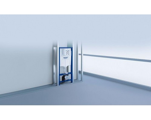 Инсталляция для подвесного унитаза Grohe Rapid с белой кнопкой смыва 38732SH0 Skate Cosmopolitan