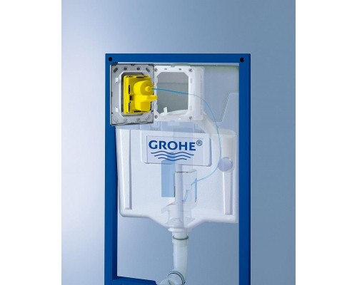 Инсталляция для подвесного унитаза Grohe Rapid с белой кнопкой смыва 38732SH0 Skate Cosmopolitan