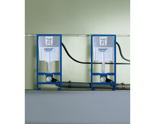 Инсталляция для подвесного унитаза Grohe Rapid с белой кнопкой смыва 38732SH0 Skate Cosmopolitan