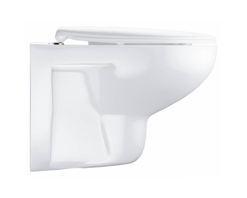Унитаз подвесной с сиденьем для унитаза, GROHE Bau Ceramic, альпин-белый