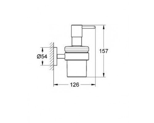 Дозатор для жидкого мыла Grohe Essentials 40448001