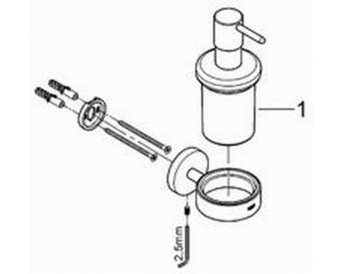 Дозатор для жидкого мыла Grohe Essentials 40448001