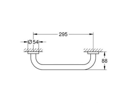 Ручка для ванной GROHE Essentials 300 мм, хром 40421001