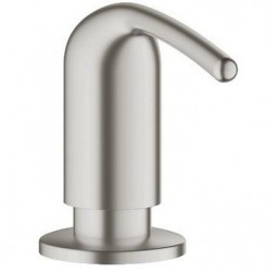Дозатор жидкого мыла GROHE Zedra встраиваемый в столешницу, суперсталь 