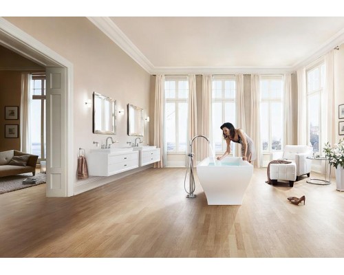 Стакан для зубных щеток Керамический, с держателем GROHE Grandera, хром