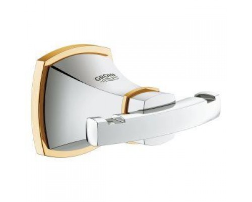 Крючок для халата GROHE Grandera, хром/золото