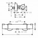 Смеситель-термостат Hansgrohe Myfox 13156000, хром