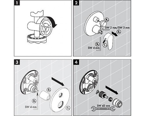 Смеситель hansgrohe Talis Classic для ванны 14145000