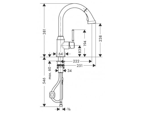 Смеситель Hansgrohe Talis Classic 14863000