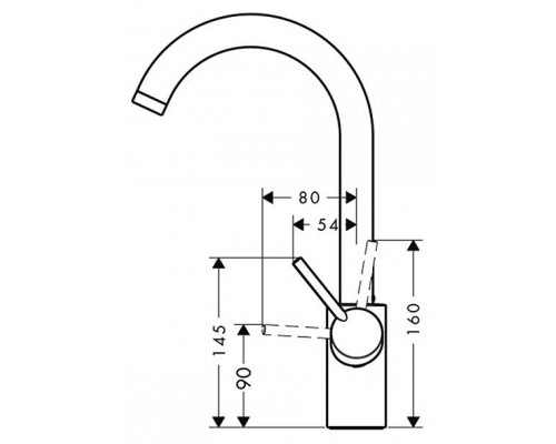 Смеситель Hansgrohe Talis S2 Variarc 14870000