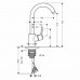 Смеситель для кухни Hansgrohe Talis S(Сатин) 14870800