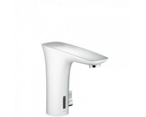 Смеситель hansgrohe PuraVida для раковины электронный с регулировкой температуры, белый/хром 15170400