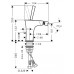 Смеситель для биде Hansgrohe PuraVida 15270400, белый