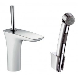 Смеситель Hansgrohe PuraVida 15275400 для раковины с гигиеническим душем