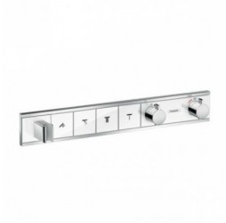 Термостат Hansgrohe RainSelect для душа, белый/хром 15357400