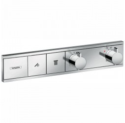 Термостат для душа Hansgrohe RainSelect, 2 потребителя, 15380000 Термостат для душа Hansgrohe RainSelect, 2 потребителя, 15380000