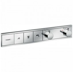 Термостат Hansgrohe RainSelect, 3 потребителя, 15381000 Термостат Hansgrohe RainSelect, 3 потребителя, 15381000