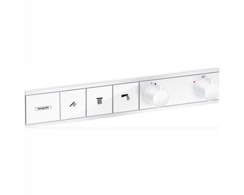 Смеситель для душа Hansgrohe RainSelect, 15381700, термостатический, белый матовый