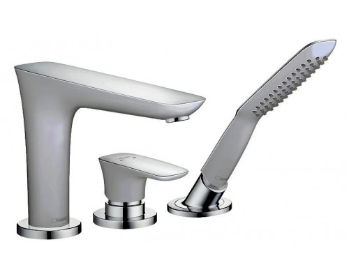 Врезной смеситель для ванны Hansgrohe PuraVida, 3 отверстия, 15432000
