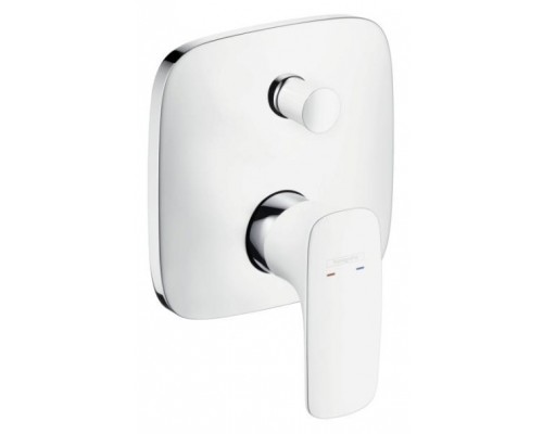 Смеситель для ванны Hansgrohe PuraVida 15445400, встраиваемый, белый
