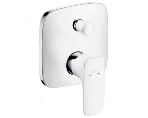 Смеситель для ванны Hansgrohe PuraVida, 15447400, белый/хром