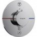 Термостат hansgrohe ShowerSelect Comfort S для скрытого монтажа на 2 функции, 15554000, хром