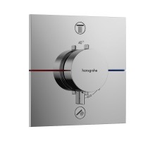Термостат Hansgrohe ShowerSelect на два потребитель Comfort E (цвет - хром) 15572000