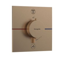 Термостат Hansgrohe ShowerSelect на два потребителя Comfort E (цвет - шлифованная бронза) 15572140