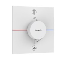 Термостат Hansgrohe ShowerSelect на два потребителя Comfort E (цвет - матовый белый) 15572700