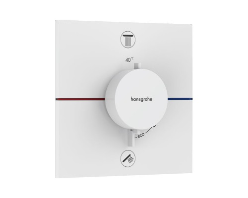 Термостат Hansgrohe ShowerSelect на два потребителя Comfort E (цвет -матовый белый) 15572700