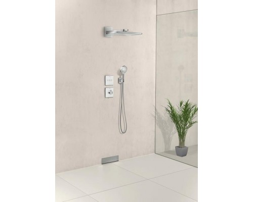 Модуль Hansgrohe ShowerSelect, 3 запорных клапана, стеклянный, 15736400