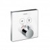 Термостат Hansgrohe ShowerSelect, 2 потребителя, стеклянный, 15738400